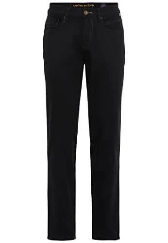 Men's 5-Pocket Houston Straight Jeans, Black (Forever Black 9), 34W / 34L