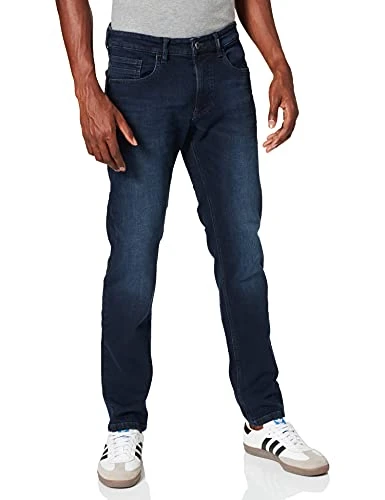 Men's 5-Pocket Madison Straight Jeans, Dark Blue, W40/L30