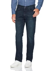 Men's 5 Pocket Straight Fit Stretch Jean, Pure Adriatic Sea Wash, 36W x 34L