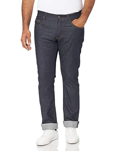 Men's 5-Pocket Trocadero Straight Jeans, Blue (Night Blue 690), 33 W/34 L
