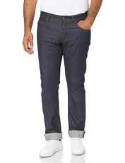 Men's 5-Pocket Trocadero Straight Jeans, Blue (Night Blue 690), 33 W/34 L