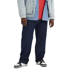 Men's 501 Original Fit Big & Tall Jeans, Onewash, 44W / 32L Men's 501 Original Fit Big & Tall Jeans, Onewash, 44W / 32L
