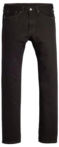 Men's 505 Regular Fit Jeans, Black, 34W / 30L