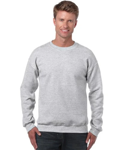 Men's 50/50 Adult Crewneck Sweatshirt, Grey (Ash), M UK