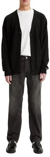 Men's 551Z Relaxed Straight Long Bottoms, Midnight Impressions, 30 W/30 L