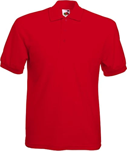 Men's 65/35 Polo Shirt, Red, XX-Large