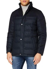 Men's 671100-69072-390 Quilted Jacket, Marine, 60 Men's 671100-69072-390 Quilted Jacket, Marine, 60