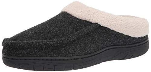 Men's 71he670015001xl Slipper, Black Felt, X-Large UK