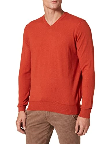 Men's 7300-85520 Sweater, Orange, S