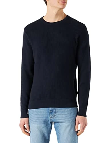 Men's 7400-35512 Sweater, navy, XXXL