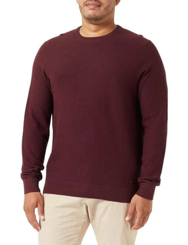 Men's 7400-45521 Pullover crew neck, Blackberry-790, M