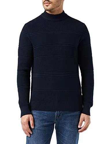 Men's 7750-85522 Sweater, Navy, M