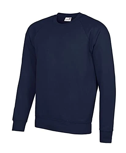 Men's Academy Raglan Sweatshirt, Blue (Academy Navy), X-Large