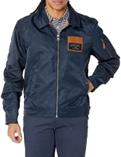 Men's Ace Satin Powers Bomber Jacket, Powerberry, XXL Men's Ace Satin Powers Bomber Jacket, Powerberry, XXL