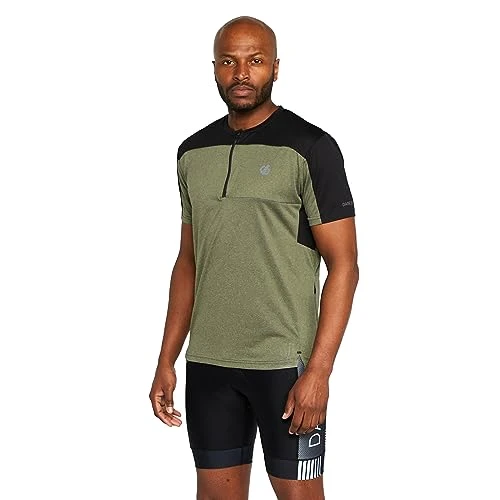 Mens Aces III Jersey Short Sleeve Shirt Agave Green Marl/Black S