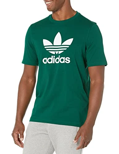 Men's Adicolor Classics Trefoil T-Shirt, Dark Green, Small