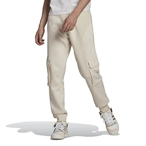 Men's Adicolor Essentials Trefoil Cargo Pants, Wonder White, XX-Large