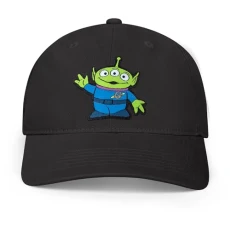 Men's Adult Baseball Cap, Toys Story, Alien Adjustable Dad Hat, Black, One Size Men's Adult Baseball Cap, Toys Story, Alien Adjustable Dad Hat, Black, One Size