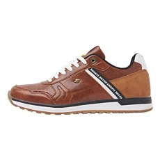 Men's Alder Sneaker, Cognac/White/Black/NEON Yellow, 8 UK (42 EU) Men's Alder Sneaker, Cognac/White/Black/NEON Yellow, 8 UK (42 EU)