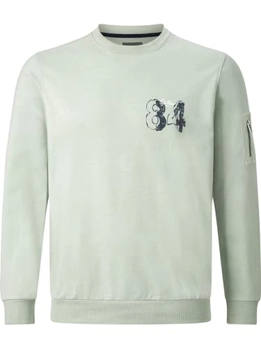 Men's Alfi Sweatshirt, Light Green, XXL Plus