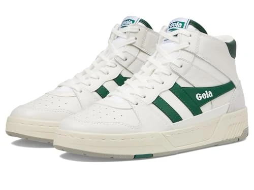 Men's Allcourt High Sneaker, White/Green, 12 UK