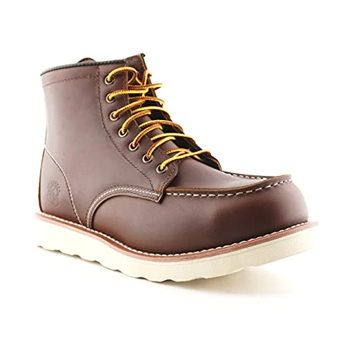 Mens Alpha Brown Steel Toe Cap Safety Work Boots (Numeric_9)