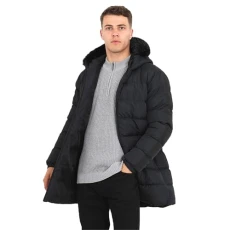 Mens ALTHAM Padded Hooded Longline Jacket Mens ALTHAM Padded Hooded Longline Jacket