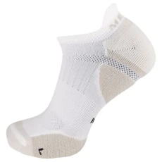 Men's and Women's Trail Running Cushioned Socks-Anti-slip Heel & Arch Compression, Low Cut Tab-White, X-Large Men's and Women's Trail Running Cushioned Socks-Anti-slip Heel & Arch Compression, Low Cut Tab-White, X-Large