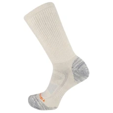 Men's and Women's Zoned Cushioned Wool Hiking Crew Socks-1 Pair Pack-Breathable Arch Support, Whisper White, Large-X-Large Men's and Women's Zoned Cushioned Wool Hiking Crew Socks-1 Pair Pack-Breathable Arch Support, Whisper White, Large-X-Large