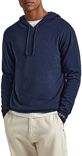 Men's Andre Hoodie Hooded Sweatshirt, Blue (Dulwich), XXL