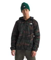 Men's Antora Rain Hoodie (Big and Standard Size), TNF Black TNF Camo Print, Medium