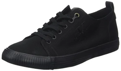 Men’s Arnold Canvas Low-Top Sneakers, Black (black), 40 EU Men’s Arnold Canvas Low-Top Sneakers, Black (black), 40 EU