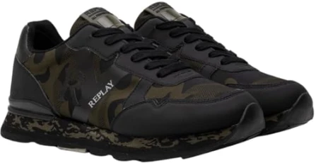 Men's Arthur RY 1 Sneaker, 3138 CAMO Green Black, 10 UK Men's Arthur RY 1 Sneaker, 3138 CAMO Green Black, 10 UK