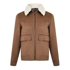 Mens Aruncus Bomber Jacket Tan L Mens Aruncus Bomber Jacket Tan L