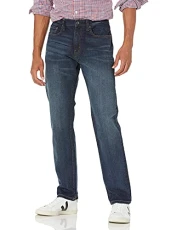 Men's Athletic-Fit Stretch Jean, Dark Wash, 32W / 28L