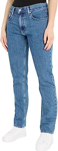 Men's Authentic Straight J30J323880 Pants, Denim (Denim Medium), 32W / 34L