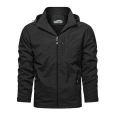 Men's Autumn and Winter Windproof Long Sleeve Removable Outdoor Jacket with Hood Plus Fleece Coat with Pockets Expensive Men's Jackets, 0904C-Black, XL Men's Autumn and Winter Windproof Long Sleeve Removable Outdoor Jacket with Hood Plus Fleece Coat with Pockets Expensive Men's Jackets, 0904C-Black, XL