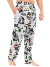 Mens' Avengers Lounge Pant Size Grey Large, Multi-color