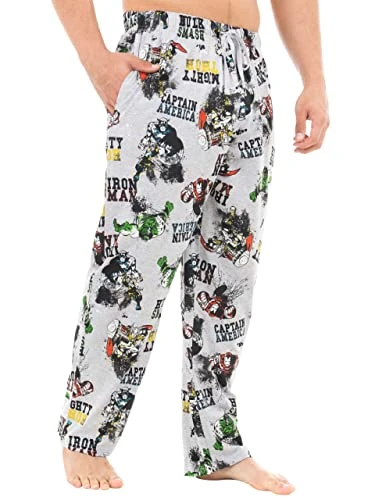 Mens Avengers Lounge Pants Grey Size X-Large