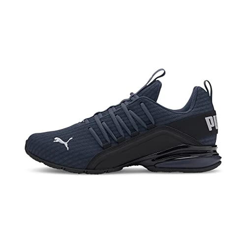 Men's Axelion Block LS Running Shoes - Dark Denim Black High Rise - 6