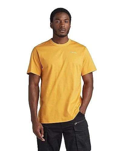 Men's Back 3301 Gr Loose R T Shirt, Dull Yellow, XS