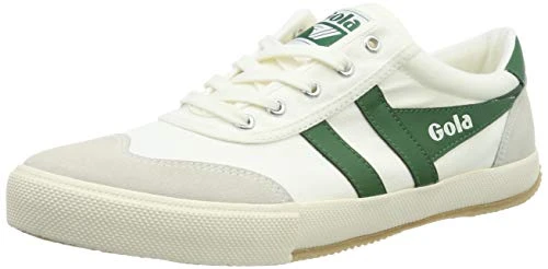 Men's Badminton Trainers, (White/Green Wn), 8 (42 EU)