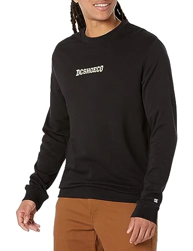 Men's Baelline Crew Sweatshirt, Black, XXL