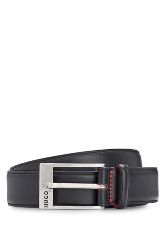 Men's Barney 10111884 01 Belt, Black, 85 cm (Manufacturer size: 85)