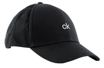 Men's Baseball Cap - Embroidered Logo - 100% Cotton - Men's Accessories - Caps for Men - Men's Baseball Caps - Black