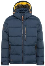 Men's Basic Winter Quilted Jacket, Blue, 102 cm
