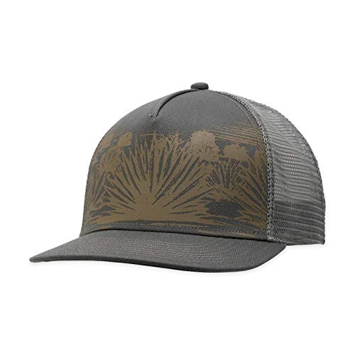 Men's Basin Trucker Hat, Tobacco, One Size