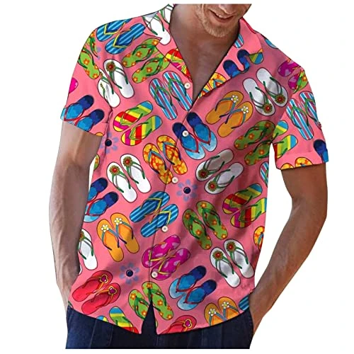 Mens Beach Shirt,Hawaiian Shirt Boys Blue Hawaiian Shirt Mens Christmas Shirts Long Sleeve Mens Casu