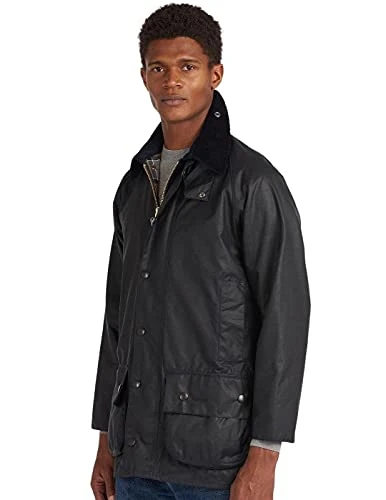 Men's Beaufort Wax Jacket, Blue (Navy 000), S