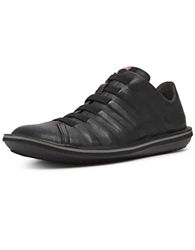 Men's Beetle Schuhe Low Top Sneakers, Schwarz Black 1, 9 UK